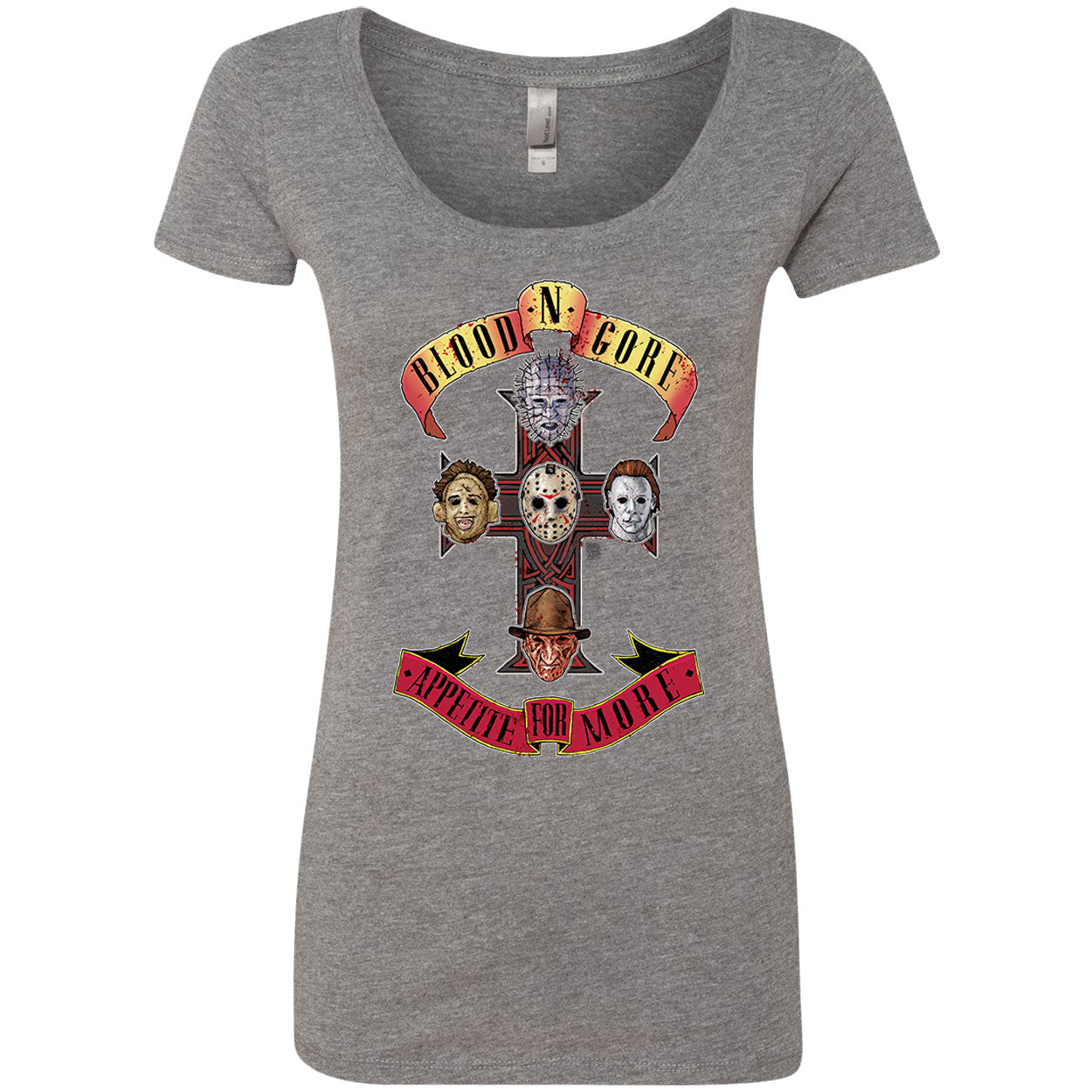 Appetite for More Scoop Neck Junior Top