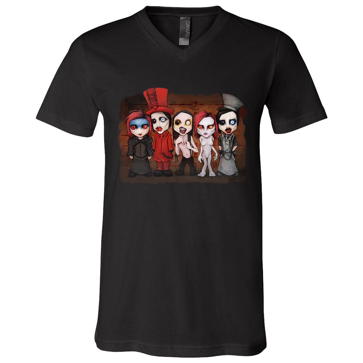 Big Chris Art Beautiful People V-Neck T-shirt