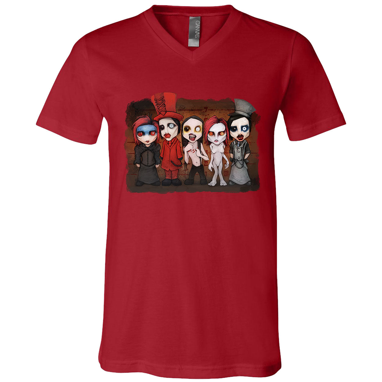 Big Chris Art Beautiful People V-Neck T-shirt