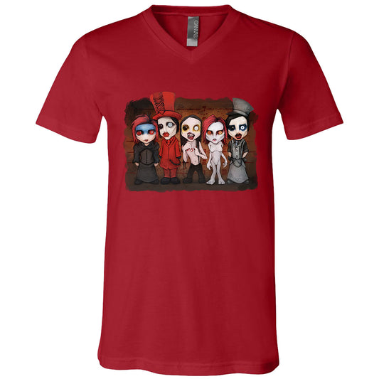 Big Chris Art Big Chris Art Beautiful People V-Neck T-shirt