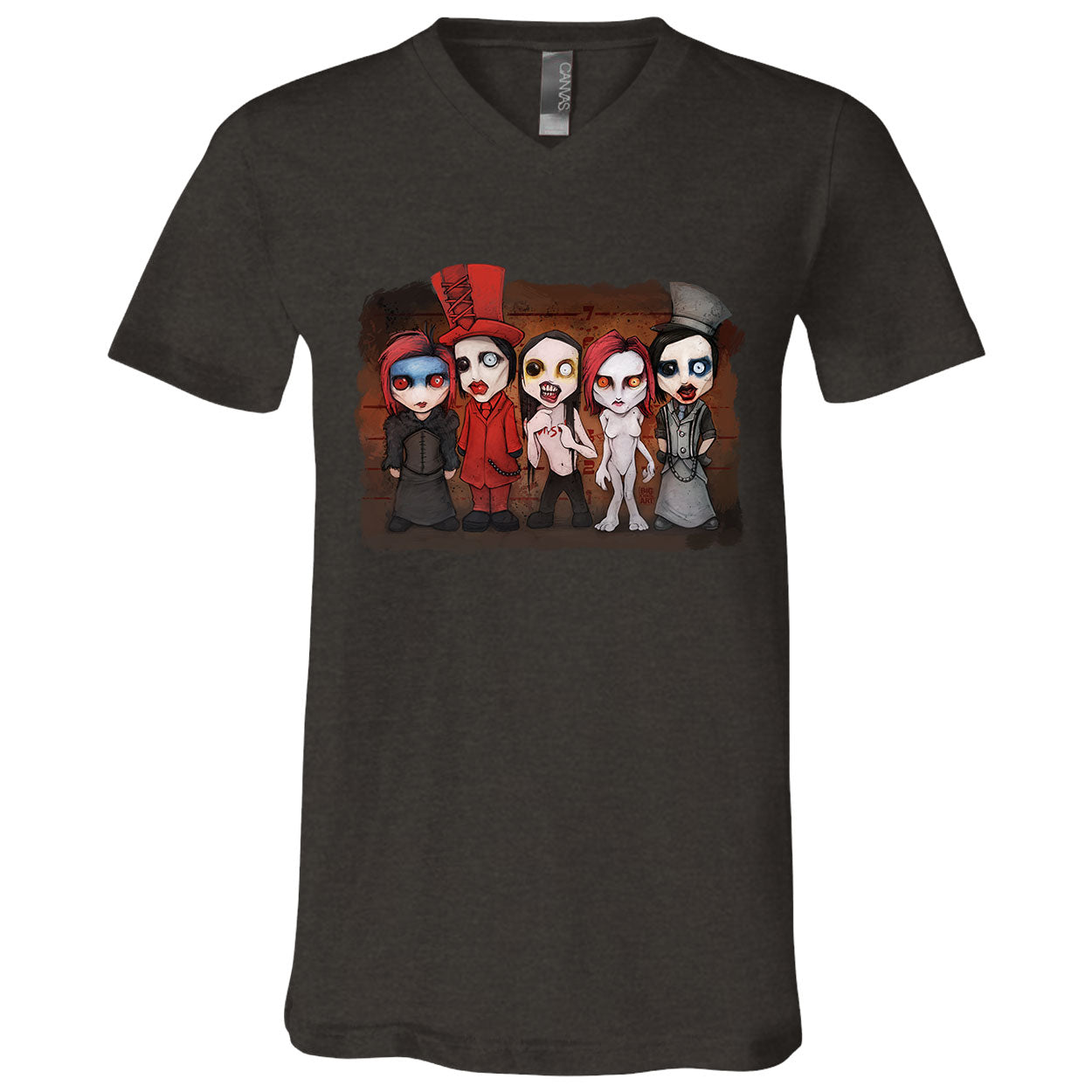 Big Chris Art Beautiful People V-Neck T-shirt