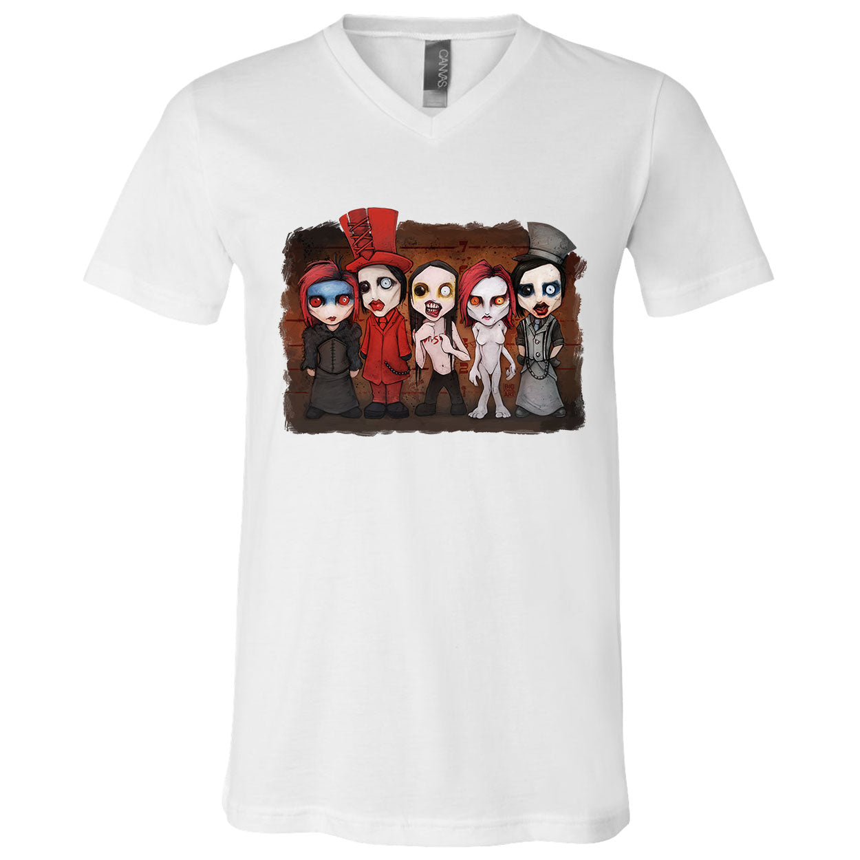 Big Chris Art Beautiful People V-Neck T-shirt
