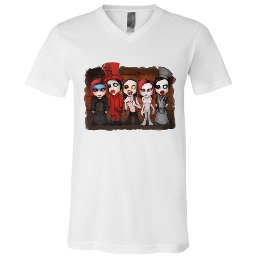 Big Chris Art Big Chris Art Beautiful People V-Neck T-shirt