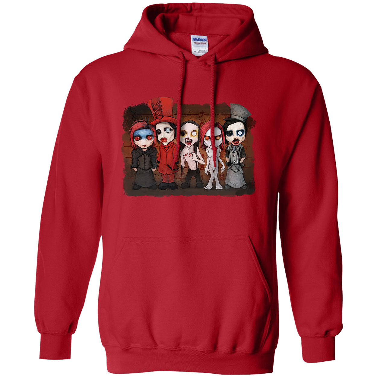 Big Chris Art Beautiful People Hooded Sweatshirt