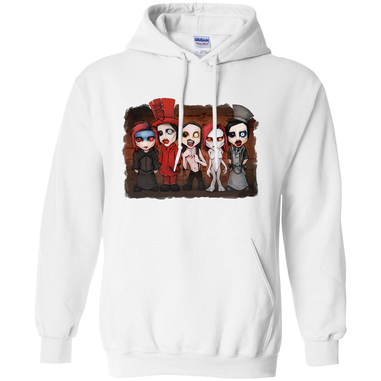 Big Chris Art Beautiful People Hooded Sweatshirt