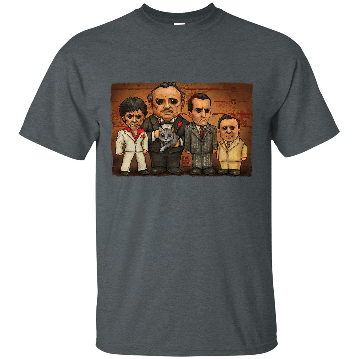 Big Chris Art Gangster Line Up T-shirt