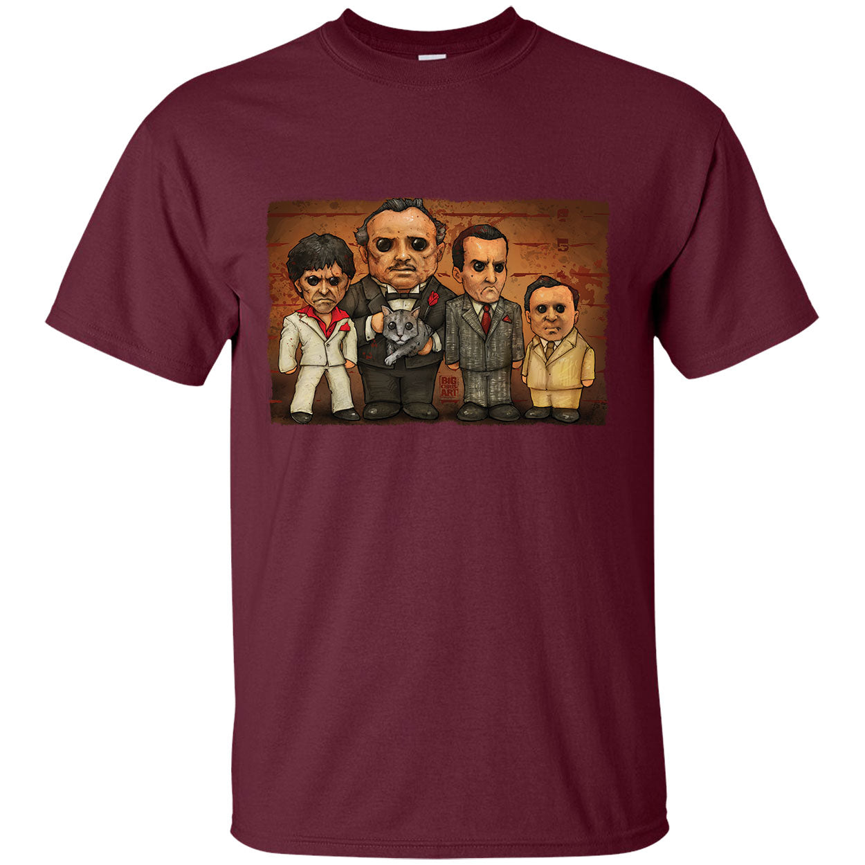 Big Chris Art Gangster Line Up T-shirt
