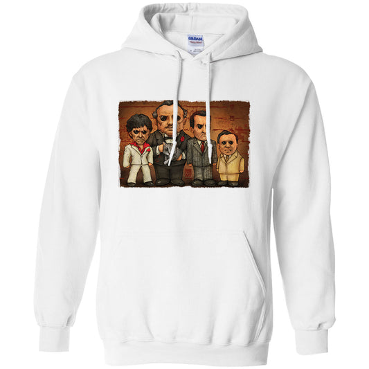 Big Chris Art Big Chris Art Gangster Line Up Hooded Sweatshirt