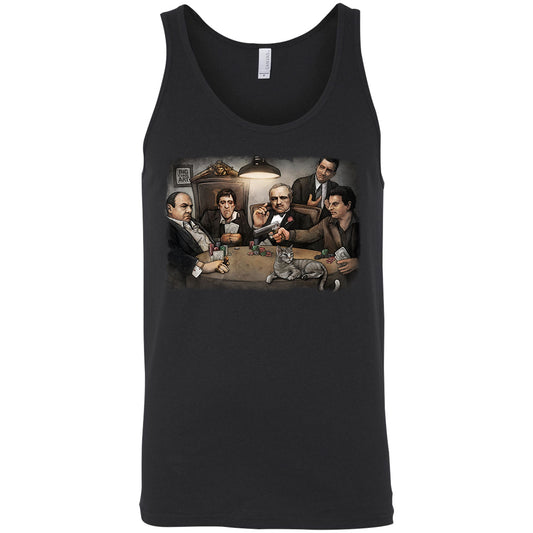 Gangsters Playing Poker Mens Tank