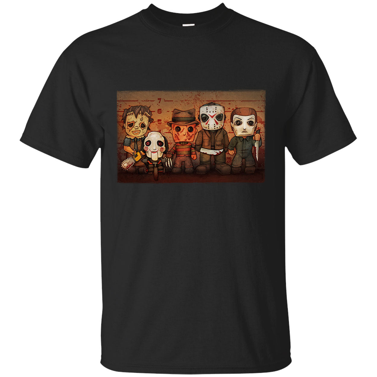 Big Chris Art Killer Line Up T-shirt