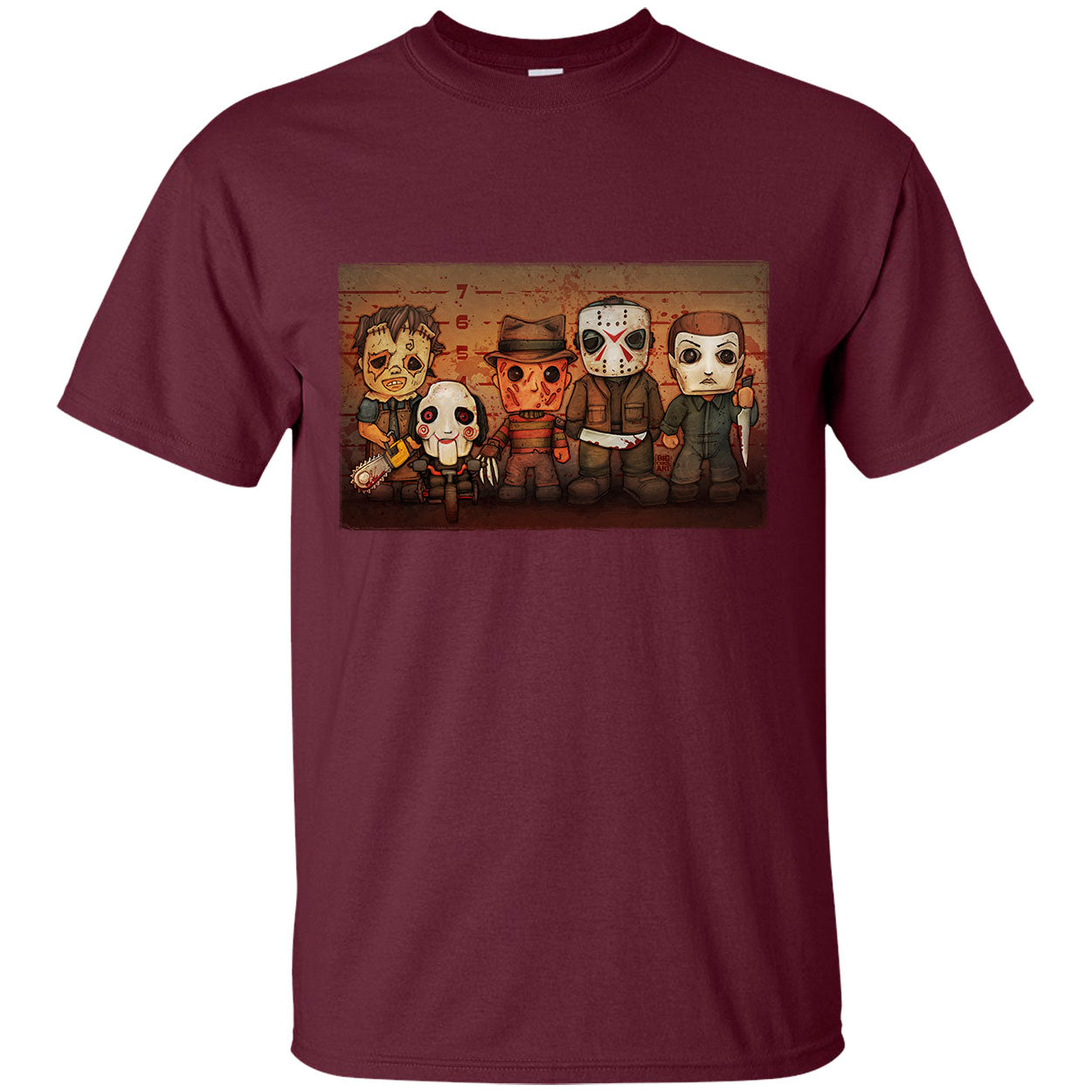 Big Chris Art Killer Line Up T-shirt