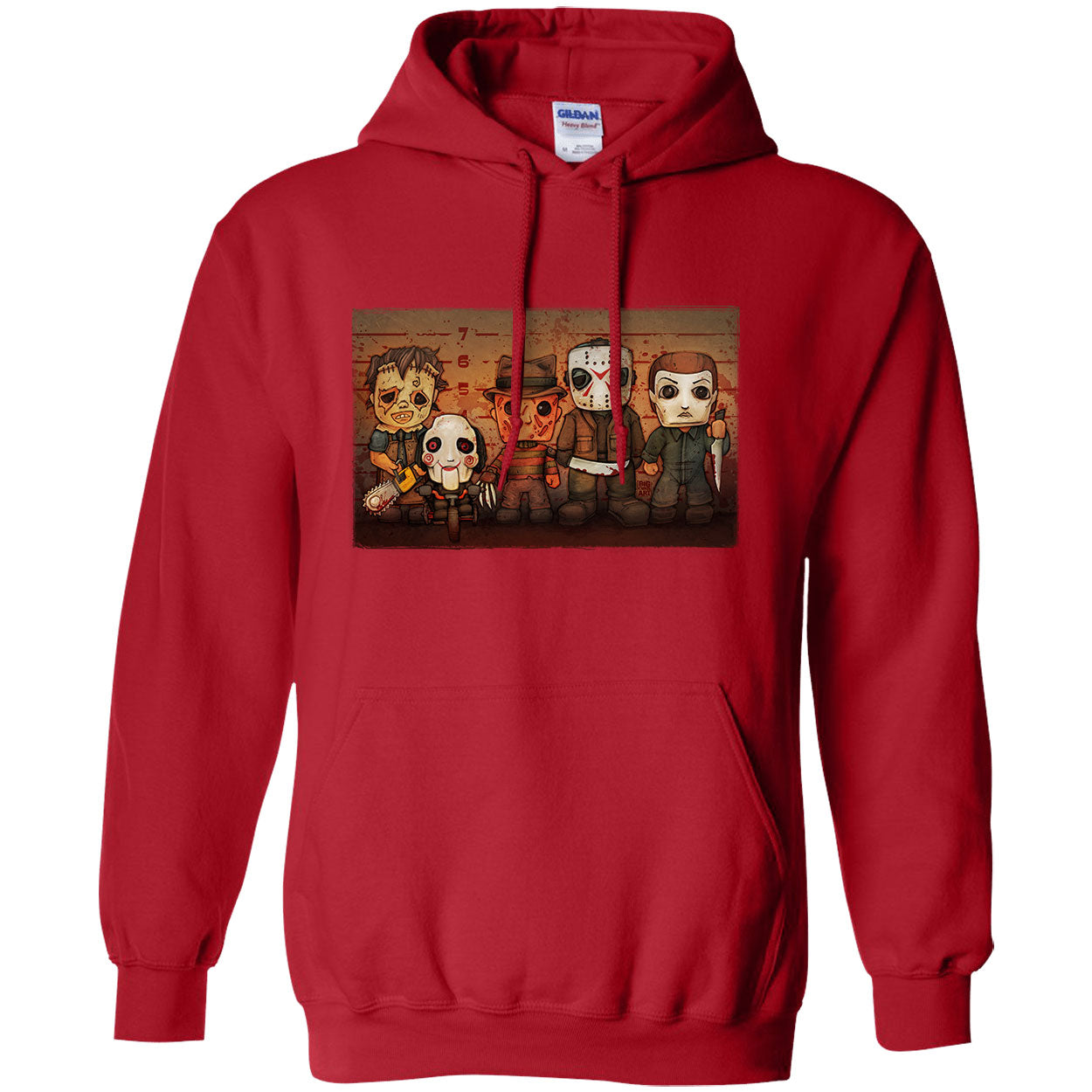 Big Chris Art Killer Line Up Hooded Sweatshirt