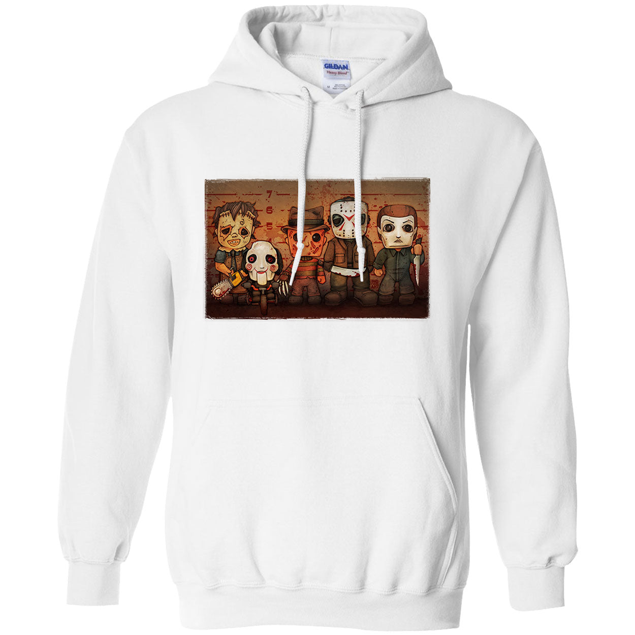 Big Chris Art Killer Line Up Hooded Sweatshirt