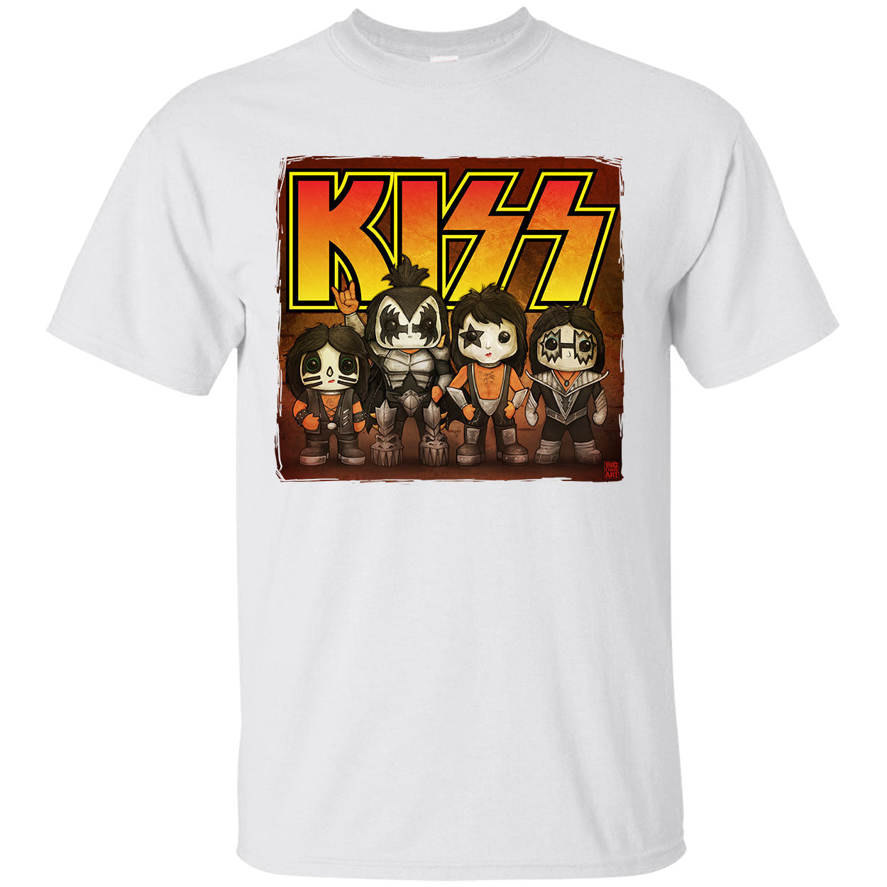 Big Chris Art Kiss Line Up T-shirt