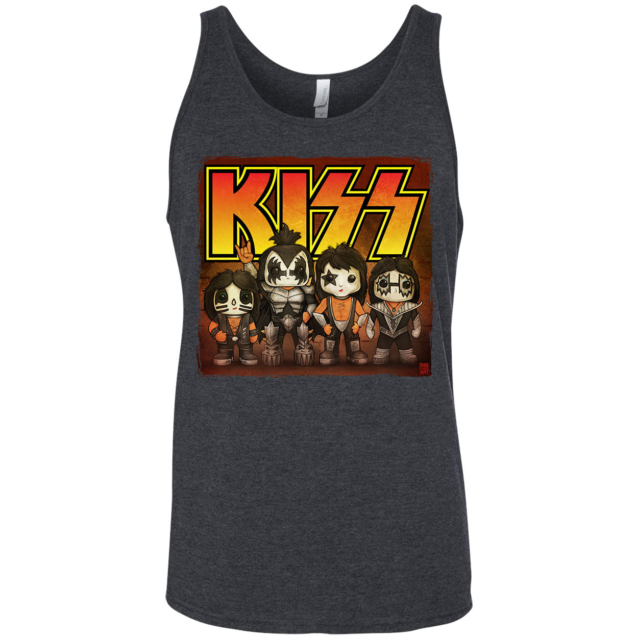 Kiss Line Up Mens Tank