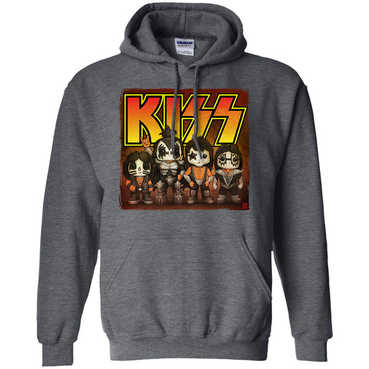 Big Chris Art Big Chris Art Kiss Line Up Hooded Sweatshirt