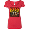 Kiss Line Up Scoop Neck Junior Top