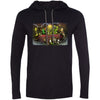 Monsters Playing Poker Hooded Long Sleeve