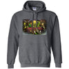 Monsters Playing Poker Hooded Sweatshirt