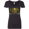 Monsters Playing Poker Scoop Neck Junior Top