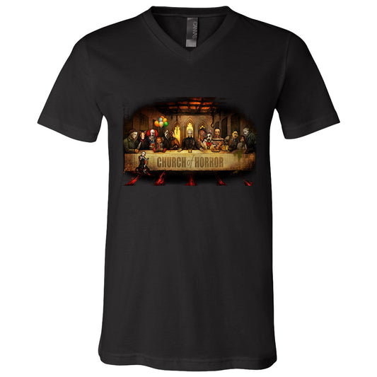 Big Chris Art Big Chris Art Slash Supper V-Neck T-shirt