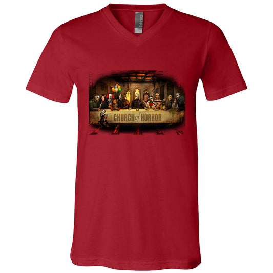 Big Chris Art Big Chris Art Slash Supper V-Neck T-shirt