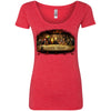 Slash Supper Scoop Neck Junior Top