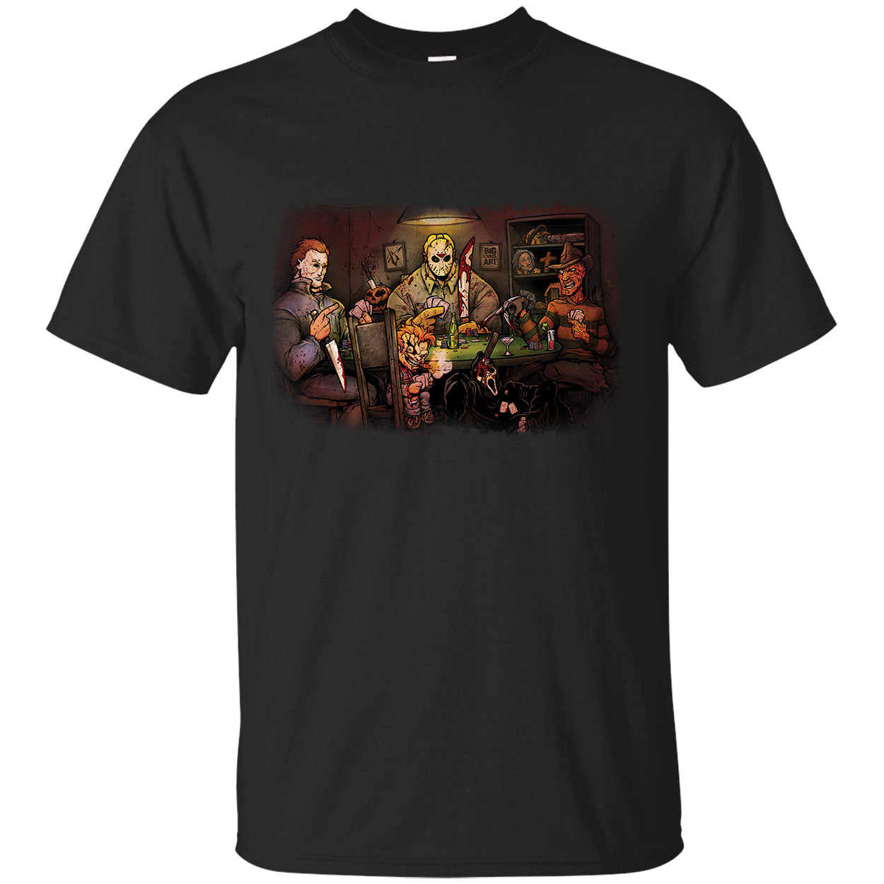 Big Chris Art Slashers Playing Poker T-shirt