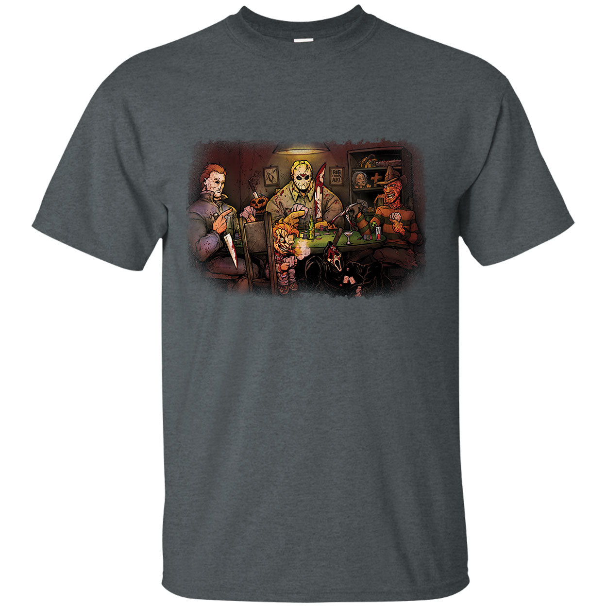 Big Chris Art Slashers Playing Poker T-shirt
