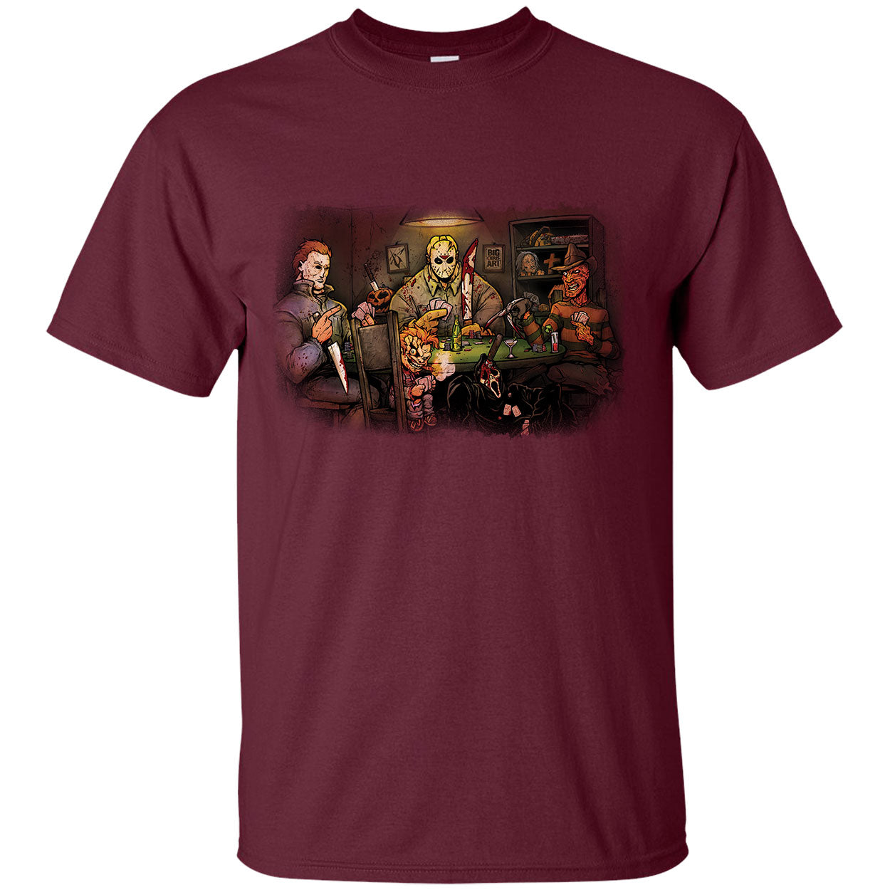Big Chris Art Slashers Playing Poker T-shirt