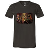 Slashers Playing Poker V-Neck T-shirt