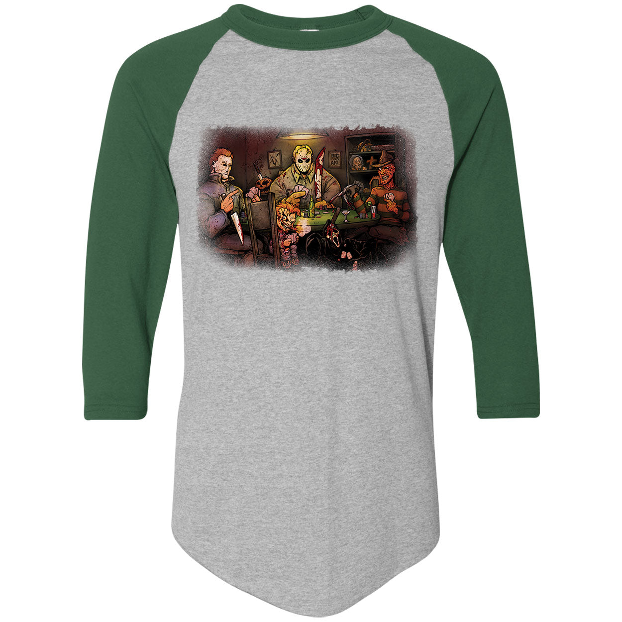 Slashers Playing Poker Baseball Jersey