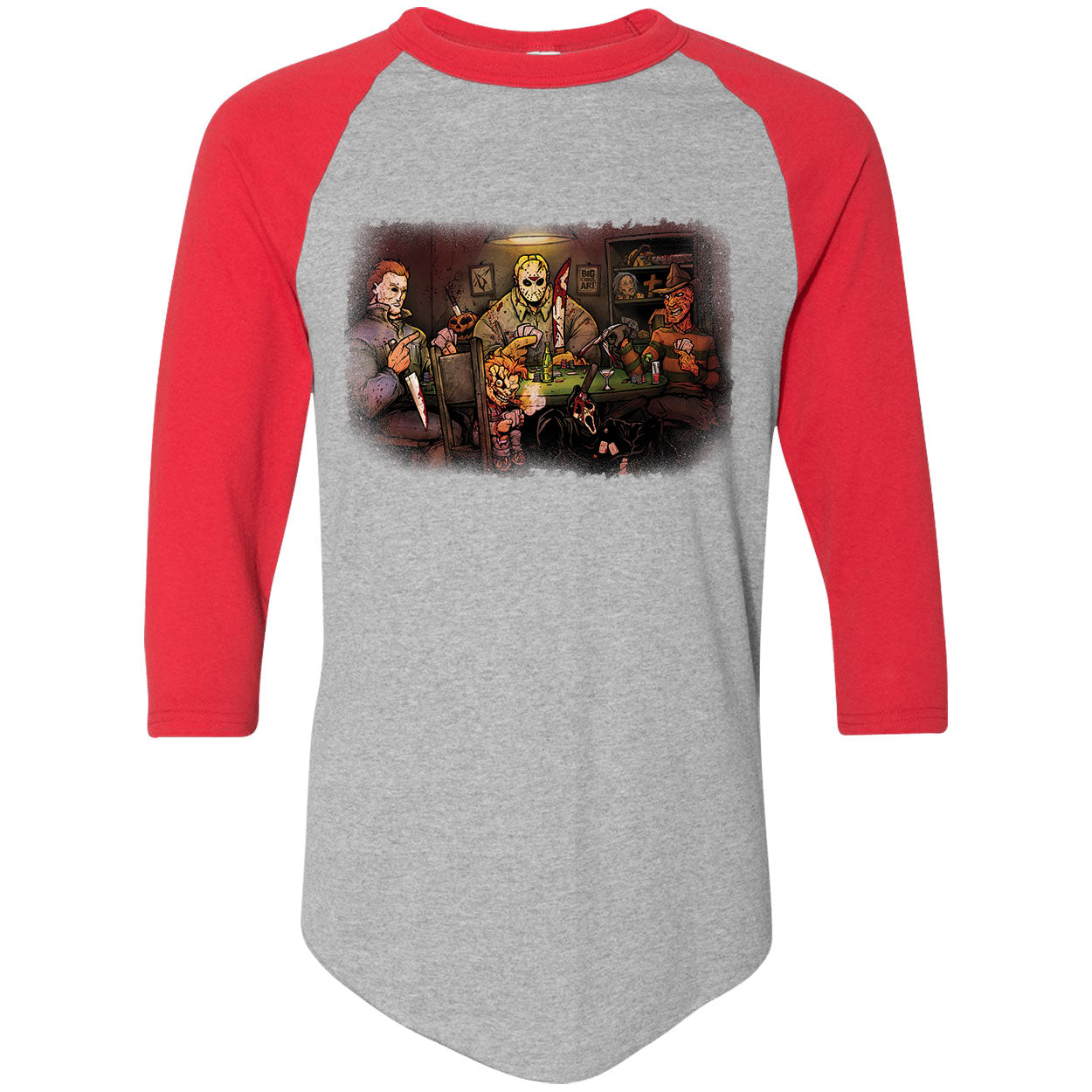 Slashers Playing Poker Baseball Jersey