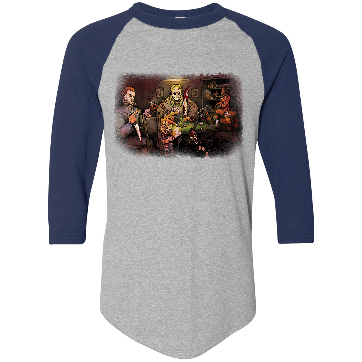 Slashers Playing Poker Baseball Jersey