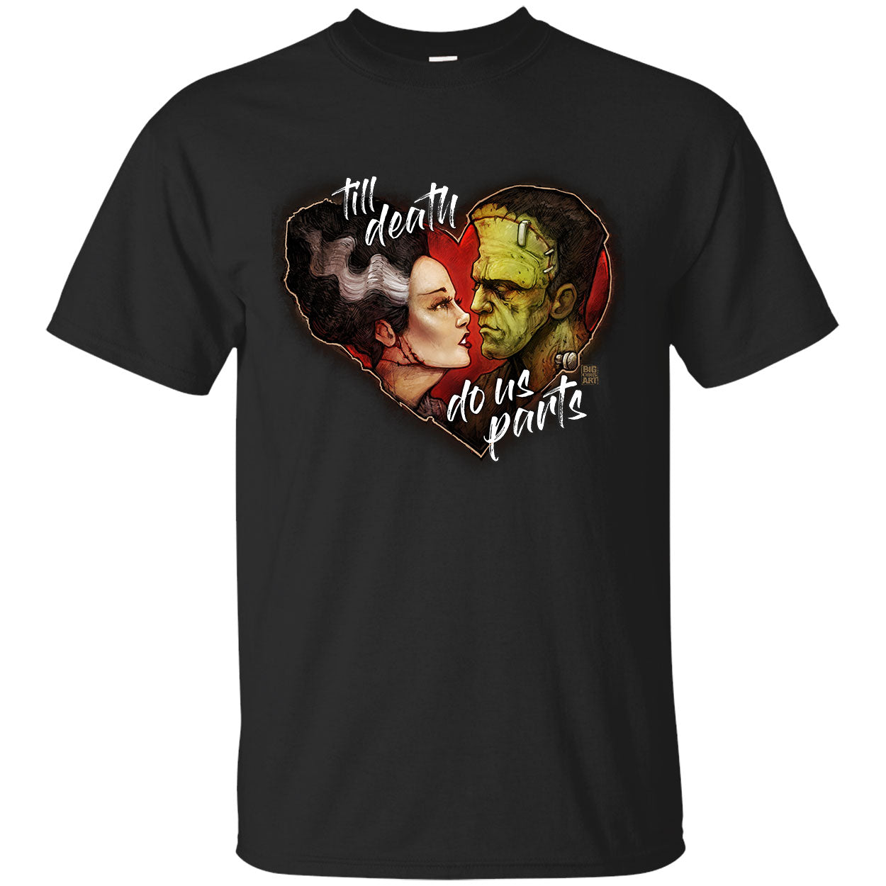 Big Chris Art Frank and Bride T-shirt