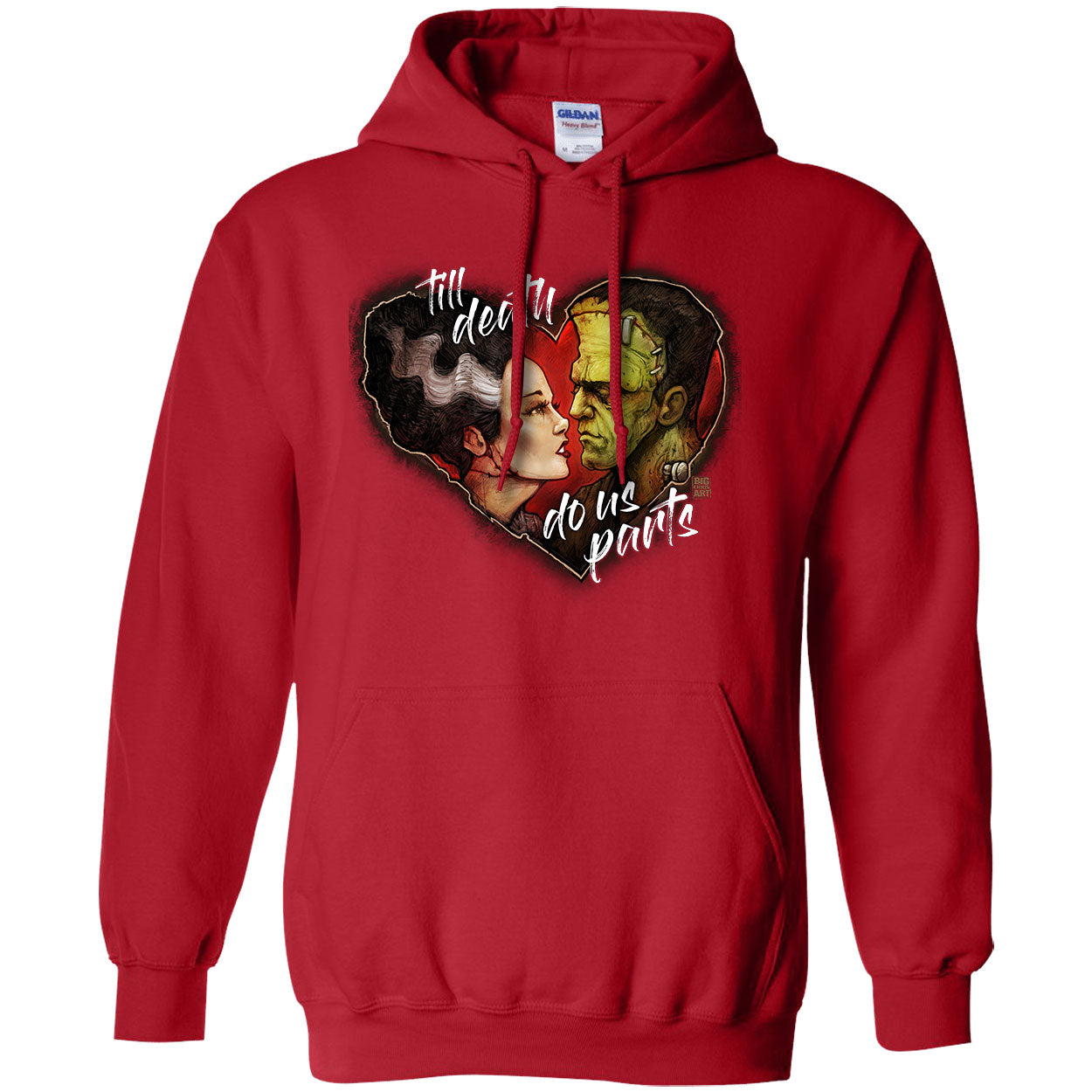 Big Chris Art Frank and Bride Hooded Sweatshirt