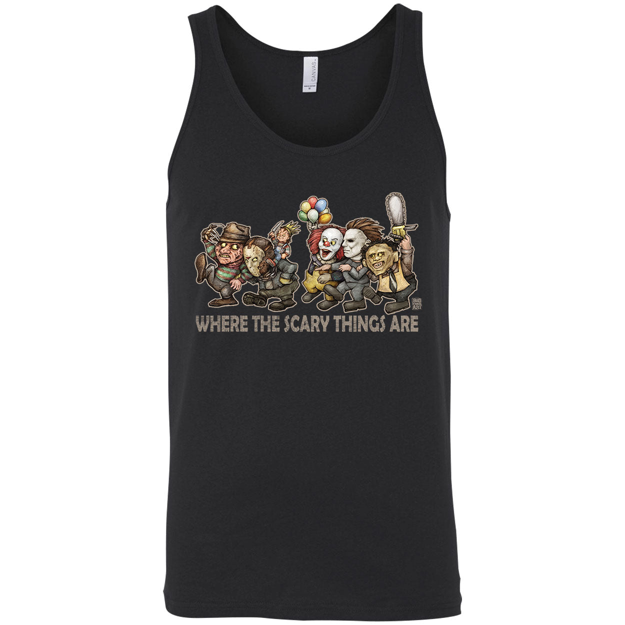 Where the Scary Things Are Mens Tank