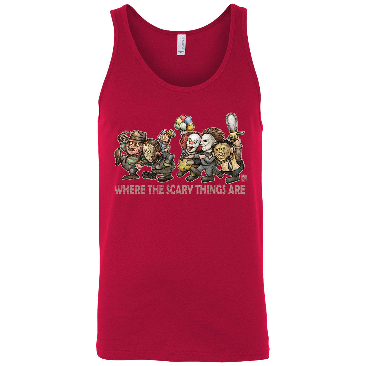 Where the Scary Things Are Mens Tank