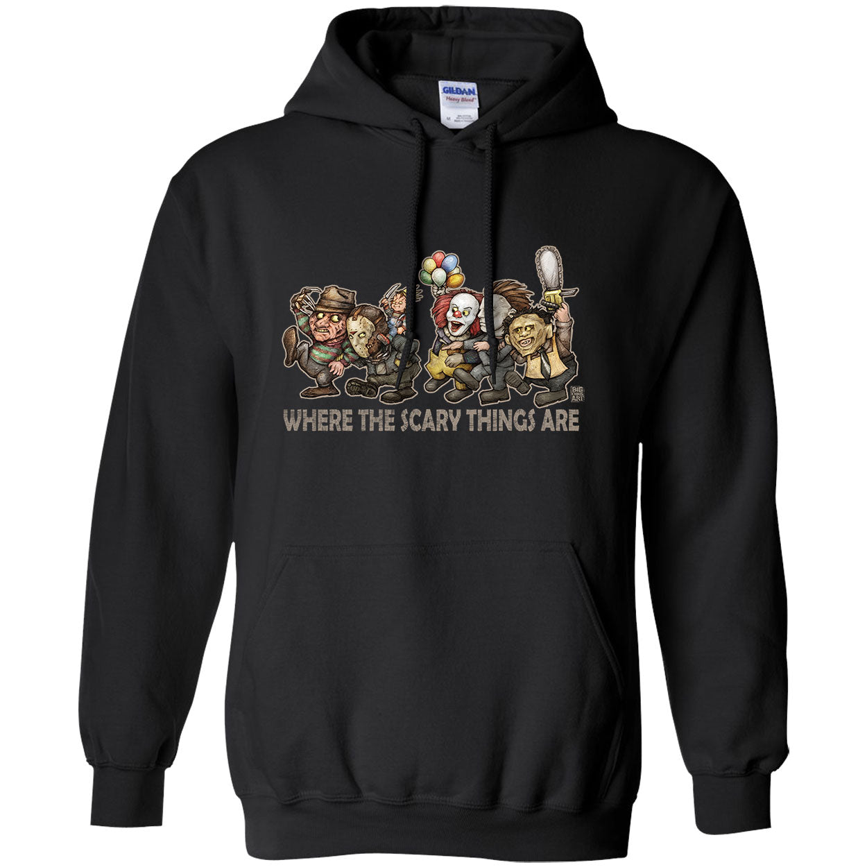 Where the Scary Things Are Hooded Sweatshirt