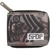 5FDP Military Style Bifold Zip Wallet Girls Wallet