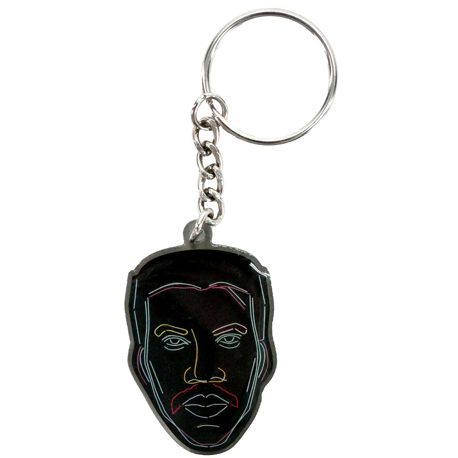 Neon Metal Key Chain