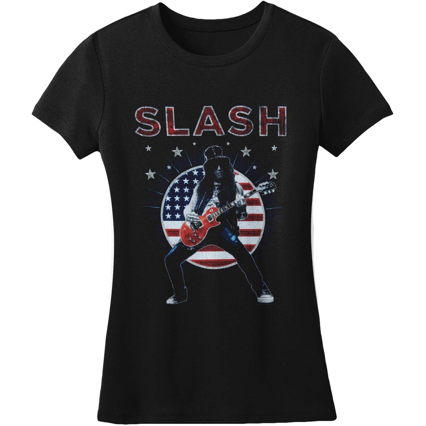 USA Flag Junior Baby Doll Junior Top