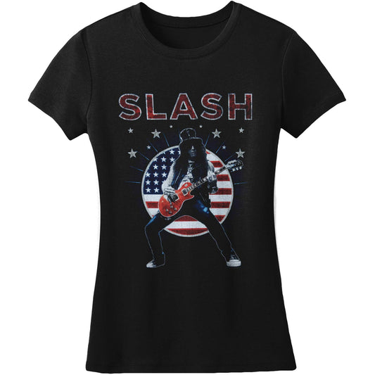 USA Flag Junior Baby Doll Junior Top