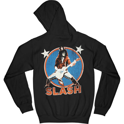 Deteriorated Zippered Hooded Sweatshirt