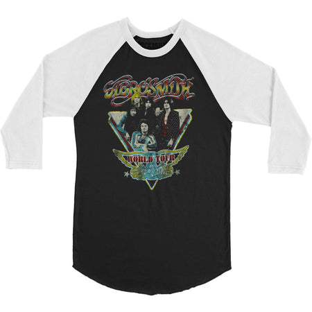 Men Aerosmith Rock Band Baseball Jersey Fanmade