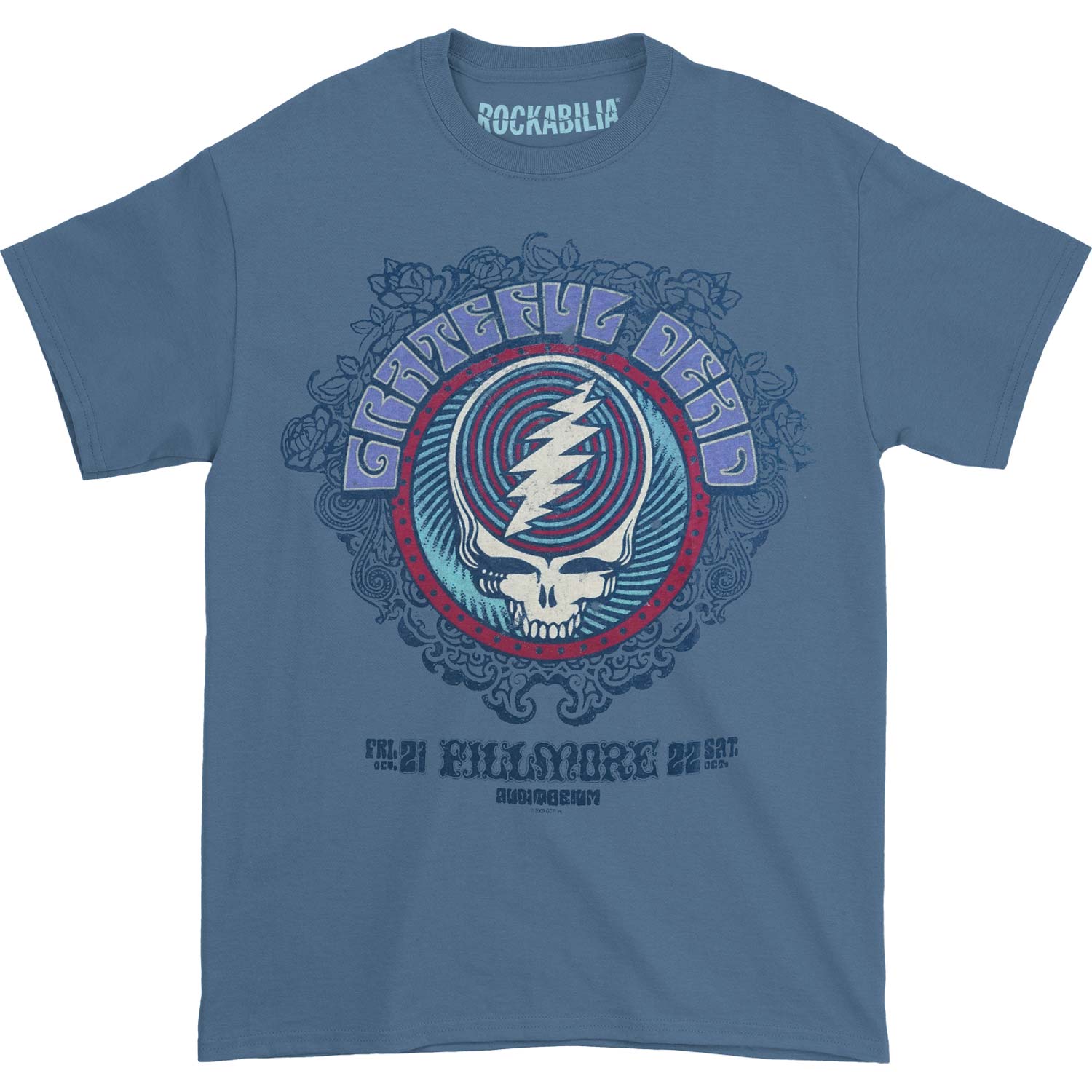 Grateful Dead Fillmore Blue T-shirt