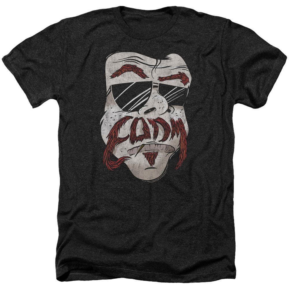 Eagles Of Death Metal Stache Adult Heather 40% Poly T-shirt