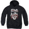 Stache Youth 50% Poly Hooded Sweatshirt