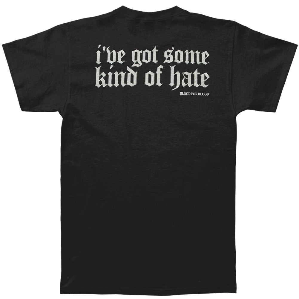 Blood For Blood Black Skull T-shirt