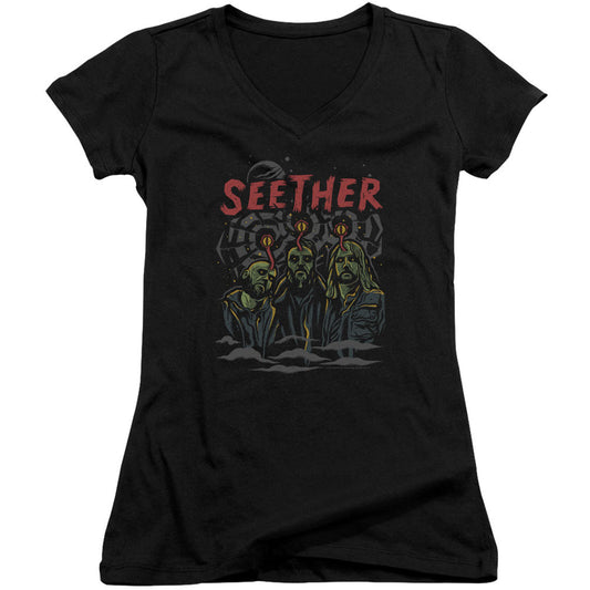 Mind Control V-Neck Junior Top